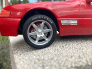 1/24: Mercedes 500 SL Fujimi kit a mano