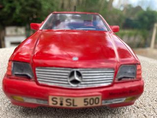 1/24: Mercedes 500 SL Fujimi kit a mano