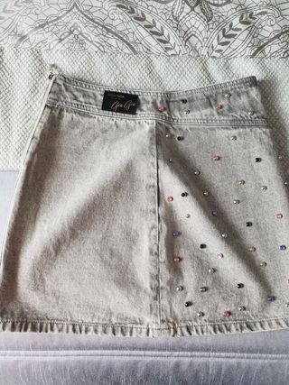Conjunto vaquero falda y chaleco