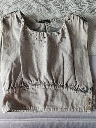 Conjunto vaquero falda y chaleco