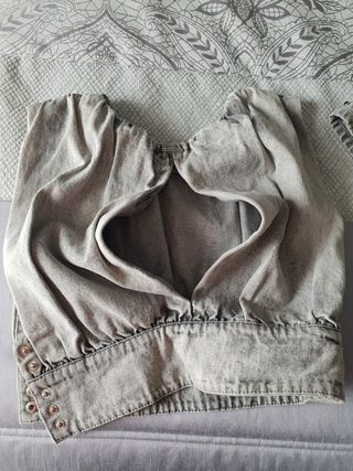 Conjunto vaquero falda y chaleco