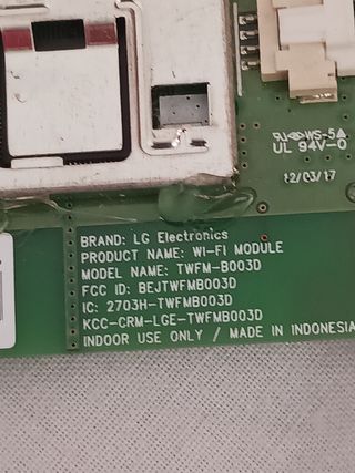 módulo WIFI de televisor LG