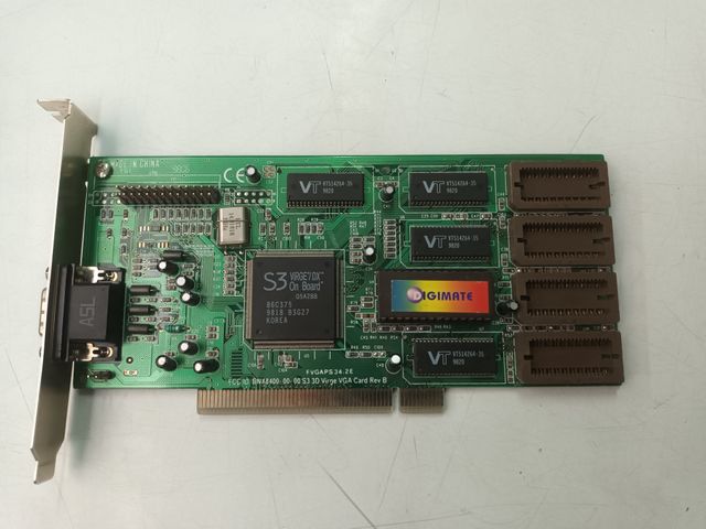 Tarjeta gráfica de video PCI S3 ViRGE/DX