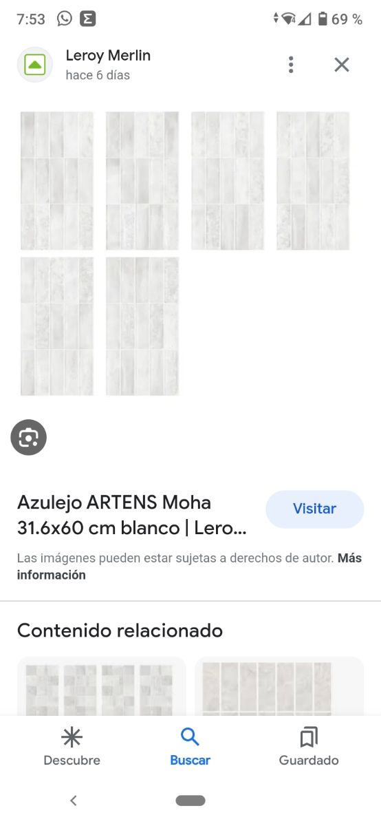 REVESTIMIENTO PORCELÁNICO ARTENS BLANCO