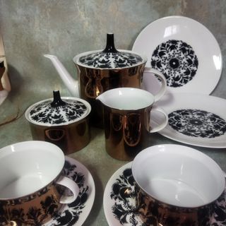 ROSENTHAL VINTAGE YOU AND I TEA SERVICE.