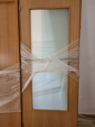 Puertas macizas color roble