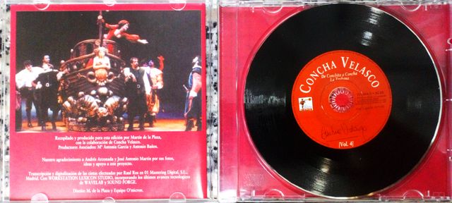 CONCHA VELASCO LA TRUHANA CD CON LA OBRA DE TEATRO