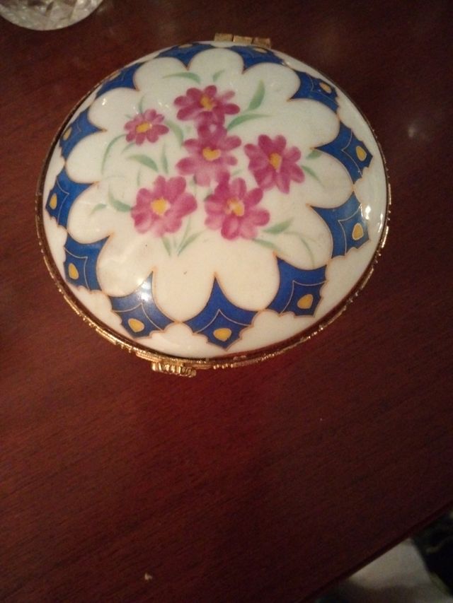 porta gioie in porcellana nuovo mai usato