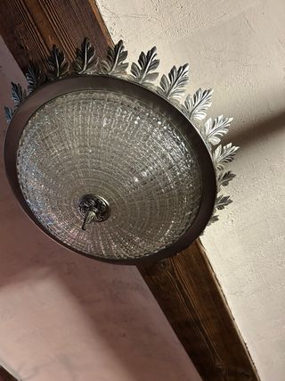 LÁMPARA DE TECHO ANTIGUA