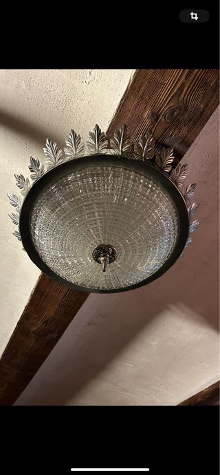 LÁMPARA DE TECHO ANTIGUA