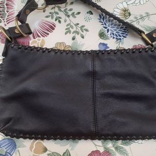 Bolso cuero marrón 