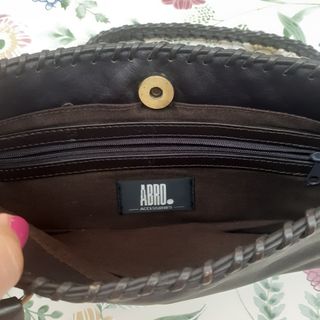 Bolso cuero marrón 