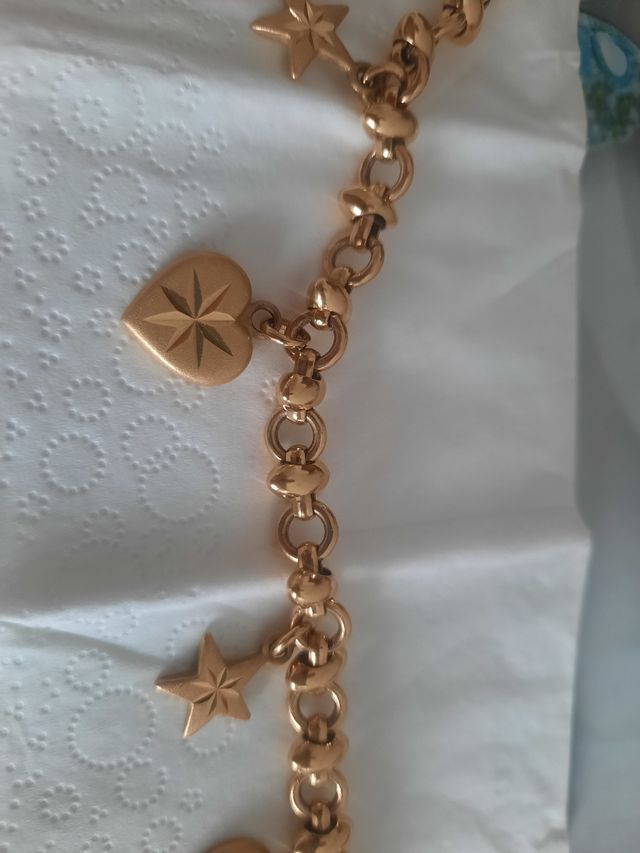 Bracciale placcato in oro 24 carati