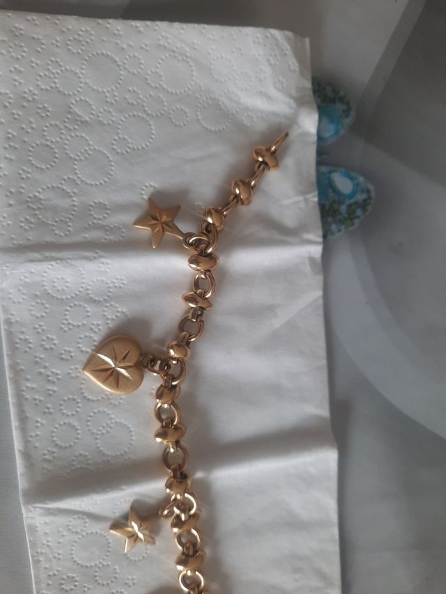 Bracciale placcato in oro 24 carati