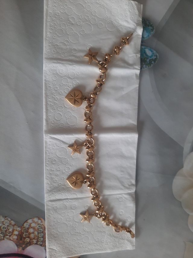 Bracciale placcato in oro 24 carati