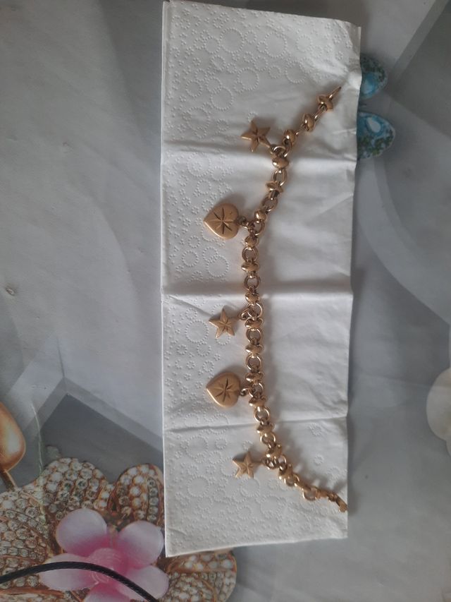 Bracciale placcato in oro 24 carati