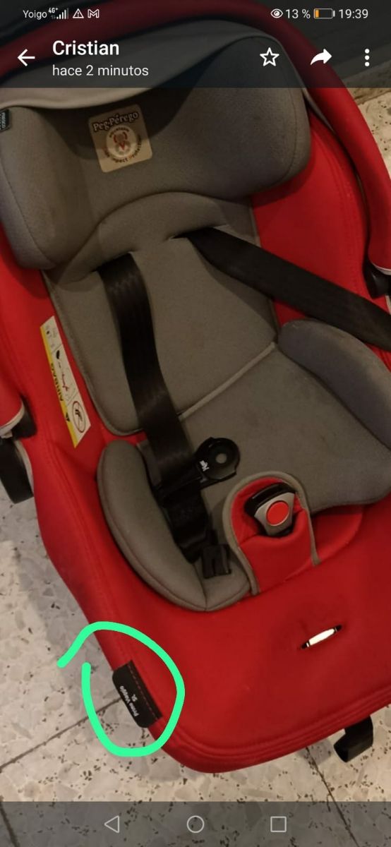 Silla para coche Peg Perego grupo 0 con Isofix 