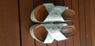 sandalias plataforma cuña