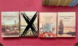Lote novela histórica de Egipto Editorial RBA