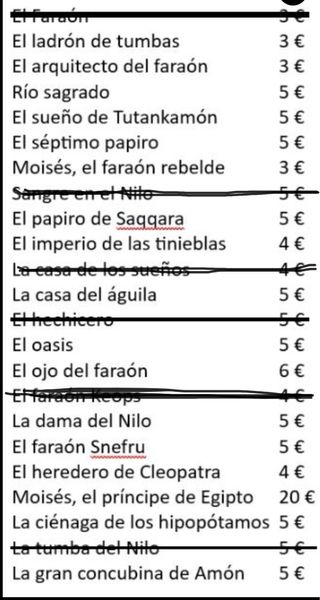 Lote novela histórica de Egipto Editorial RBA