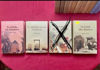 Lote novela histórica de Egipto Editorial RBA