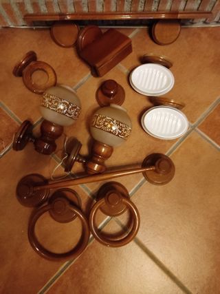 Juego accesorios de baño