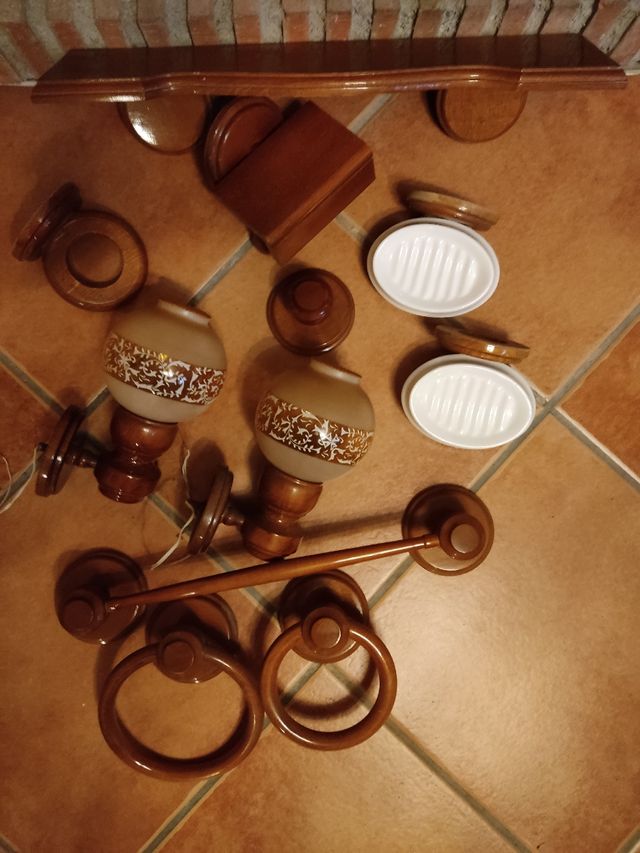 Juego accesorios de baño