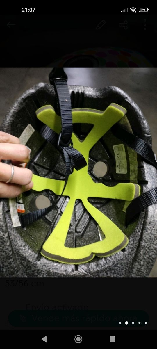 casco talla 53/56 niño niña