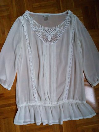 Blusa transparente, Stradivarius