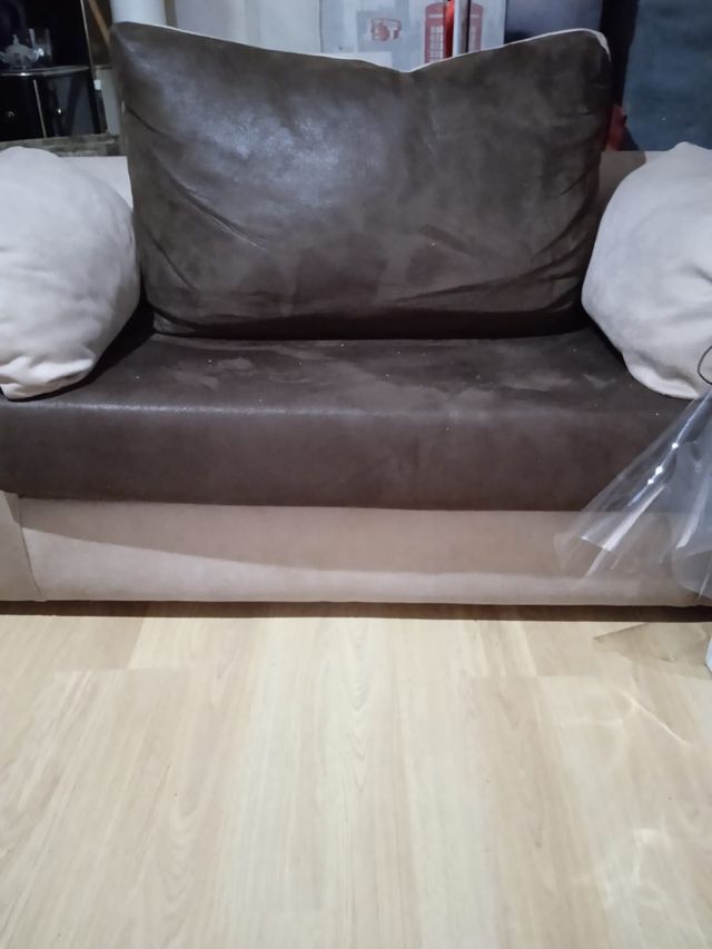 sofa dos piezas beig