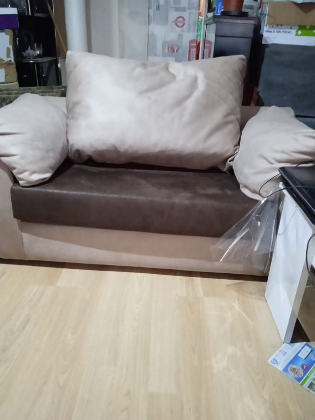 sofa dos piezas beig