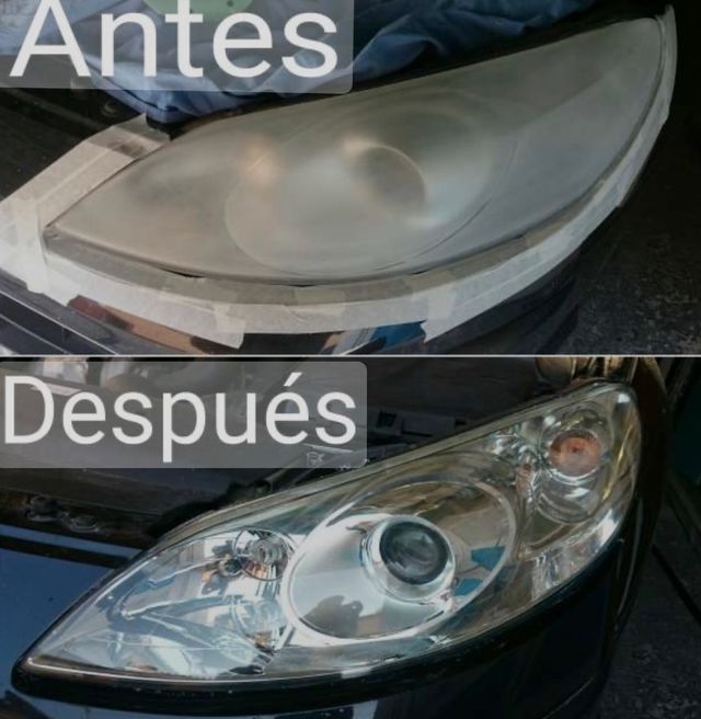 Restauración, lacado y pulido de faros