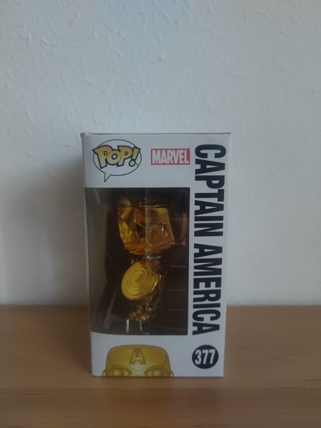 Funko Pop Marvel studios Captain America Gold