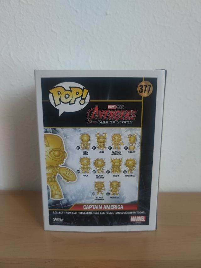 Funko Pop Marvel studios Captain America Gold