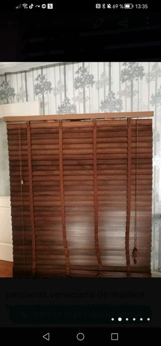 persianas venecianas de madera