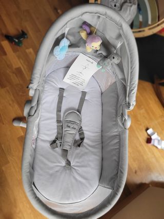 Hamaca y cuna eléctrica con balanceo y música