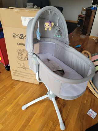 Hamaca y cuna eléctrica con balanceo y música