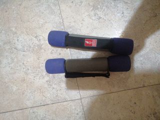 2 mancuernas de 1kg 