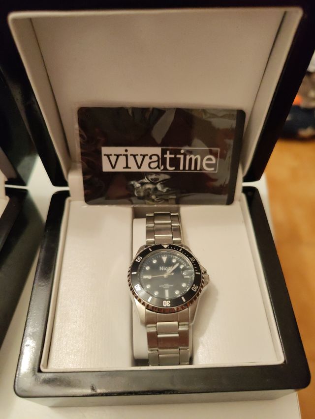 Reloj acero de mujer marca Nice
