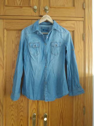 Camisa vaquera Bershka