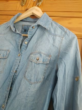 Camisa vaquera Bershka