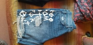 Pantalon pirata vaquero 