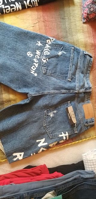 Pantalon pirata vaquero 
