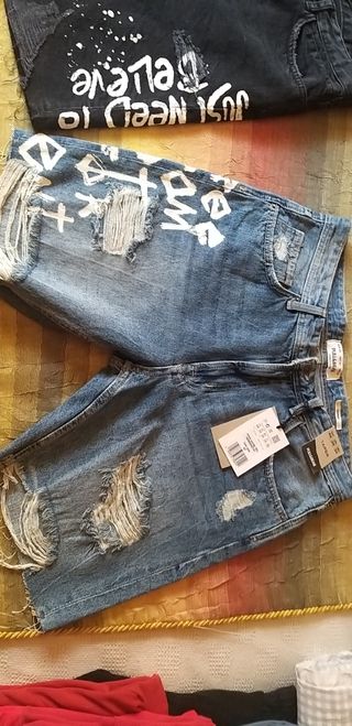 Pantalon pirata vaquero 