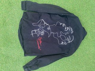 Sobre camisa vaquera negra Zara