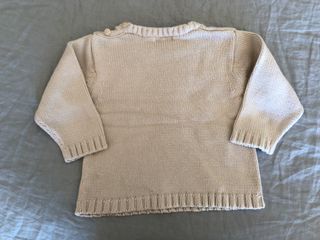 camisola bege Petit Patapon