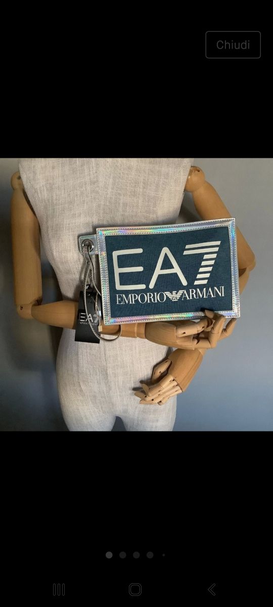 borsa pochette armani