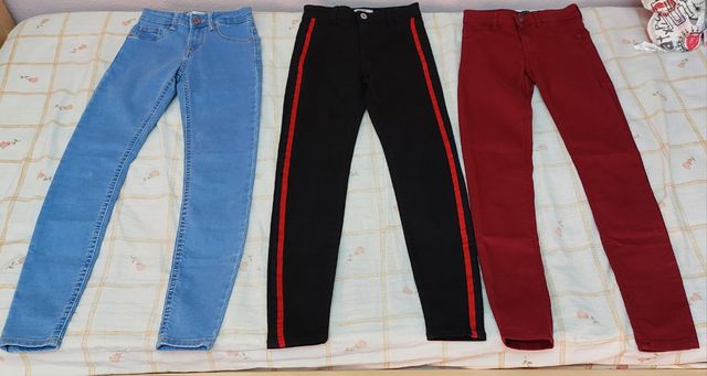 Confezione da 3 pantaloni stretti