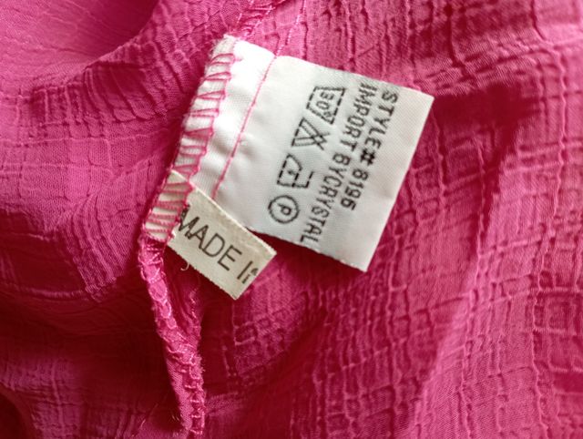 Top donna, fantasia fiori,Taglia: M / L 🇮🇹