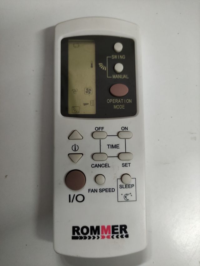 Controllo dell'aria condizionata Rommer